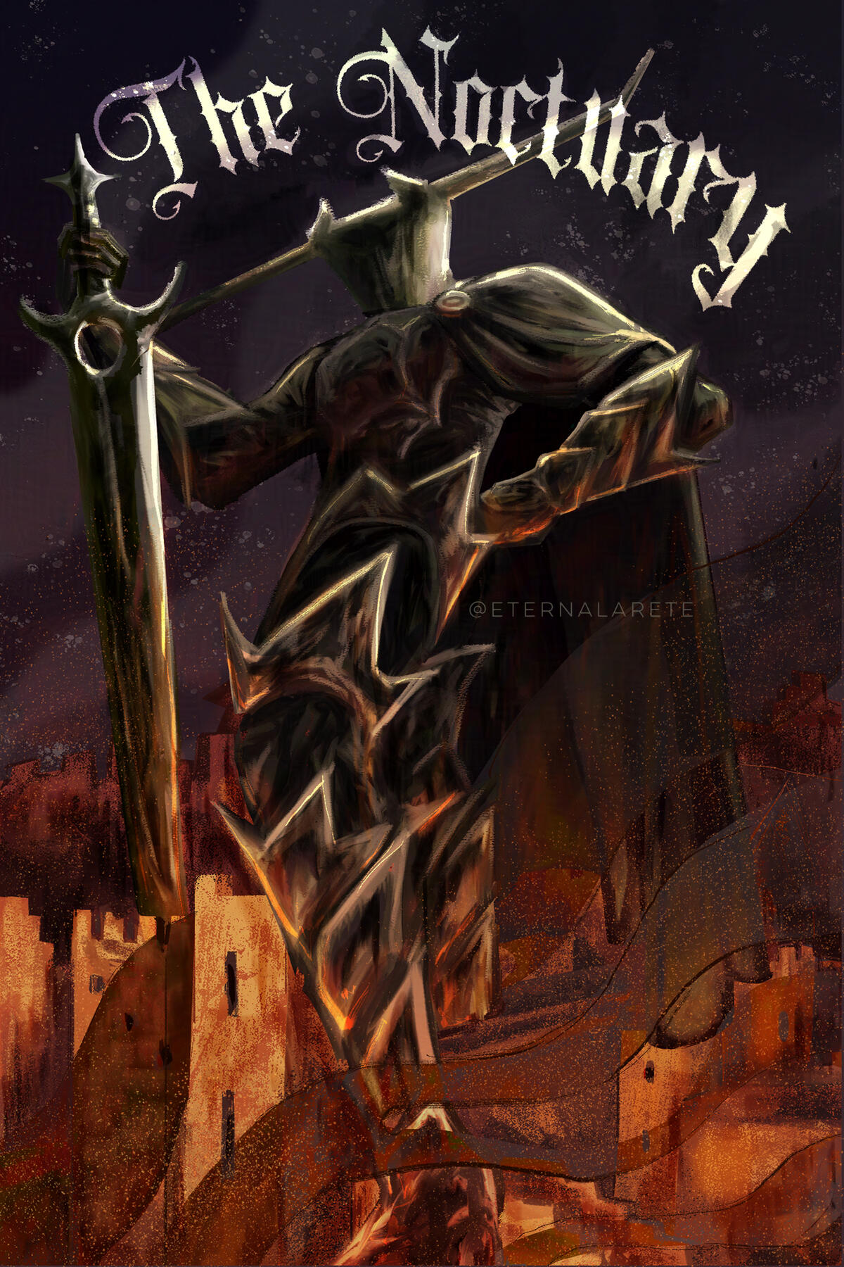 The Noctuary [conceptual book cover] (2025)